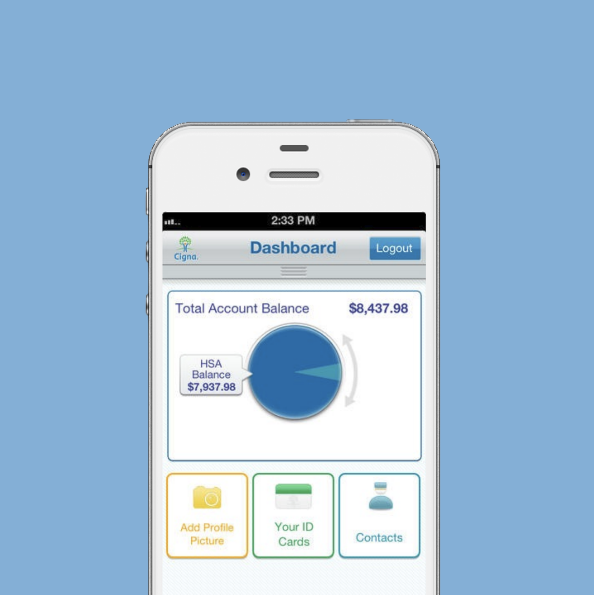 Cigna Insurance Mobile Wallet.