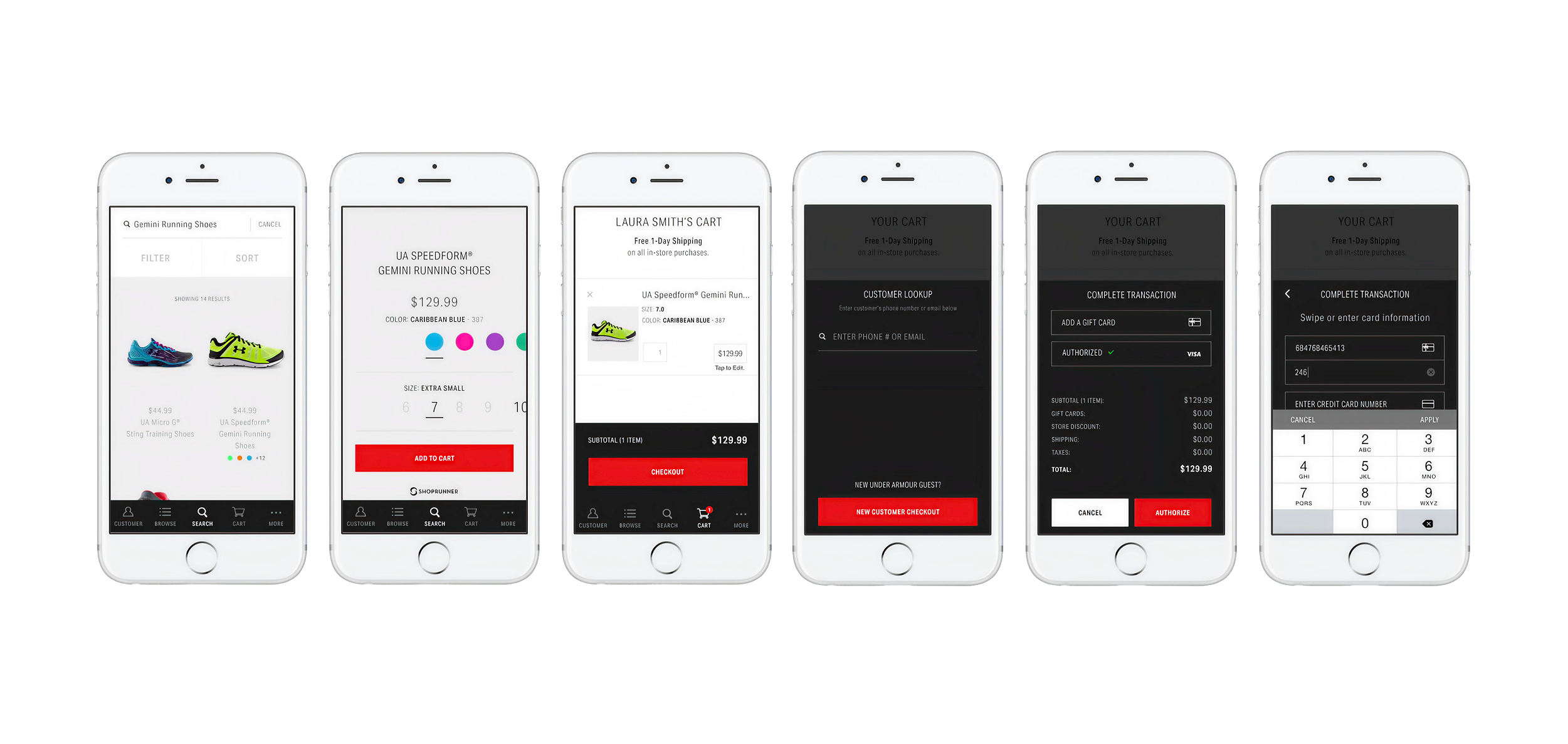 Under Armour Sales Associate Application.